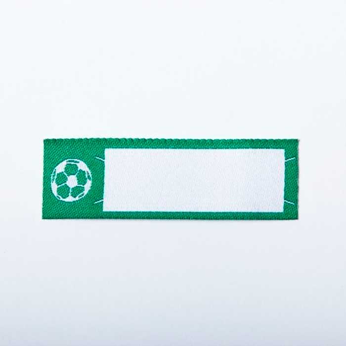 etiqueta ropa sello marki verde balon