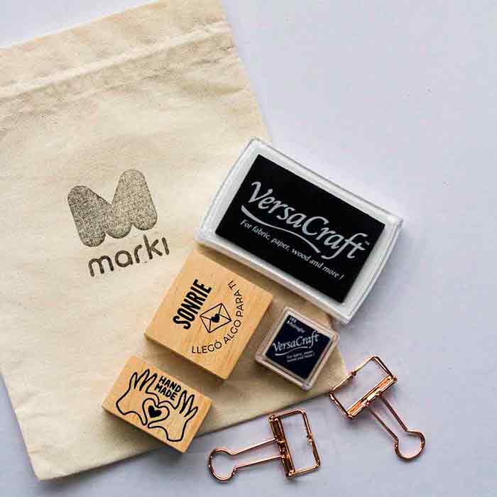 sellos para tela y papel empaques emprendedores empaques sostenibles ecologicos marki